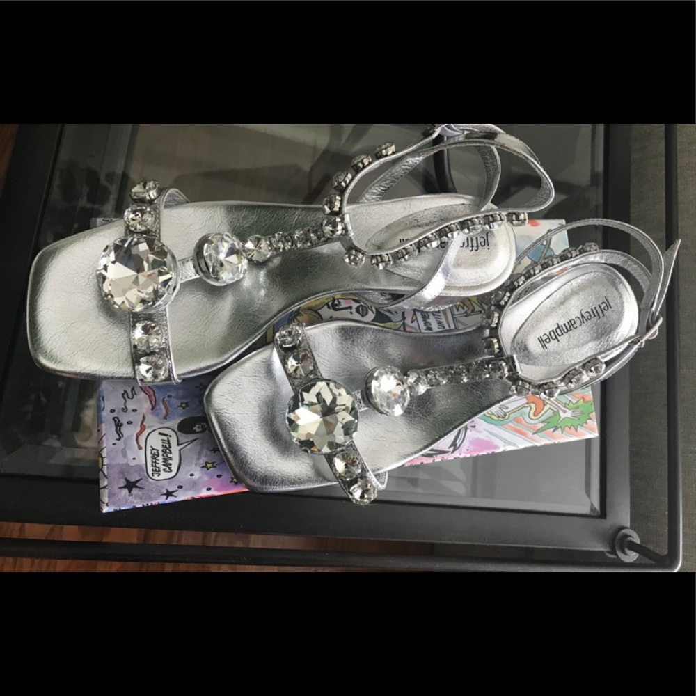 Jeffrey Campbell Blinged Sandal - Picture 2 of 7